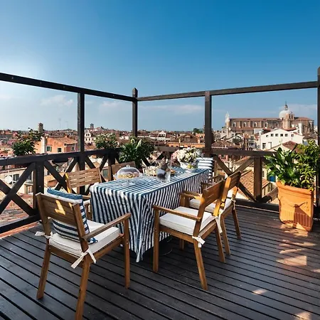 Penthouse With Rooftop Terrace And 360 Views Of Venice - Venice5Th Exterior foto