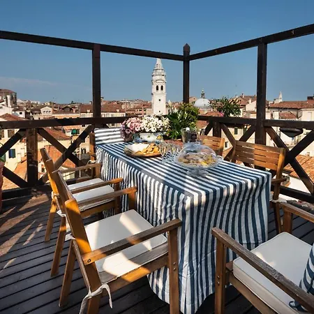 Penthouse With Rooftop Terrace And 360 Views Of Venice - Venice5Th Exterior foto